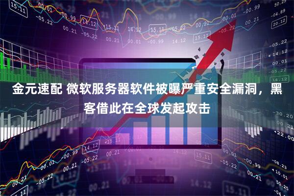 金元速配 微软服务器软件被曝严重安全漏洞，黑客借此在全球发起攻击